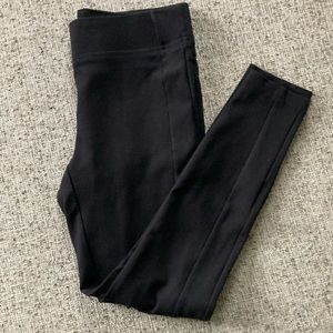 Loft Black Ponte Leggings Small